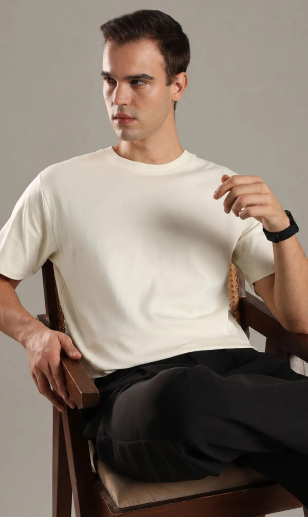 Chalk White Organic Cotton Tee