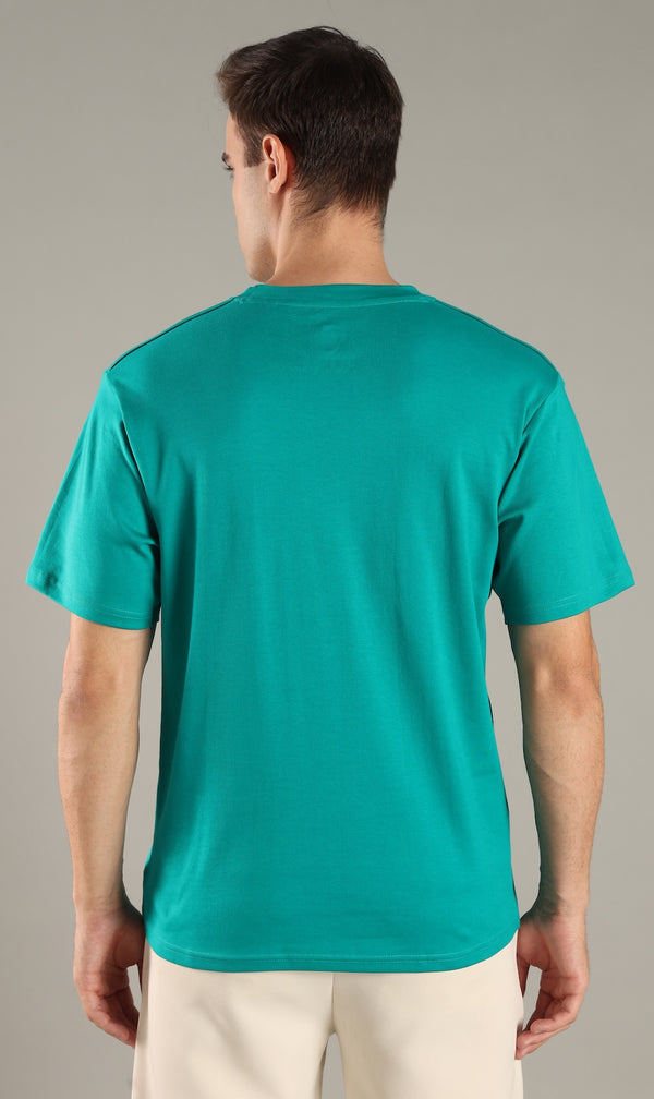 Lagoon Teal Organic Cotton Tee