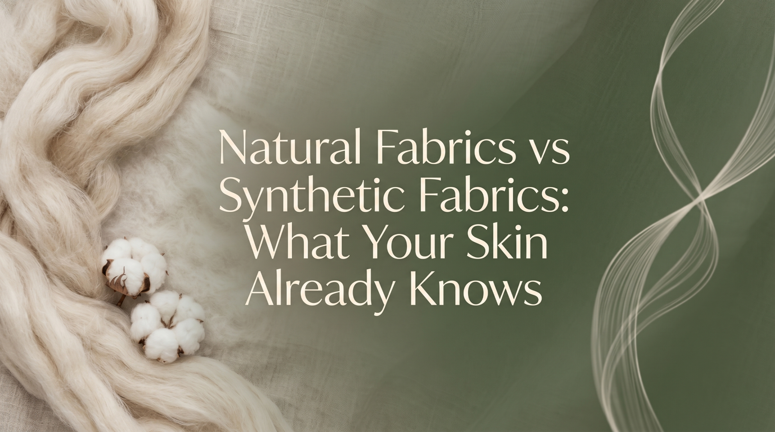 Natural Fabrics vs Synthetic Fabrics: What Your Skin Already Knows