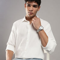 Salt White Gauze Shirt