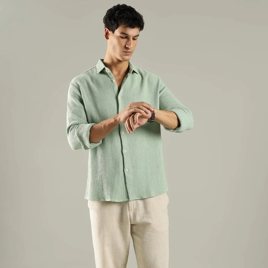 Meadow Waffle Shirt