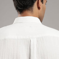 Salt White Gauze Shirt