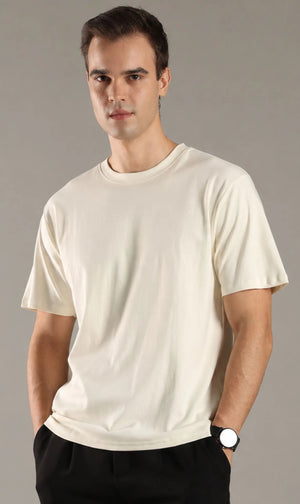 Chalk White Organic Cotton Tee