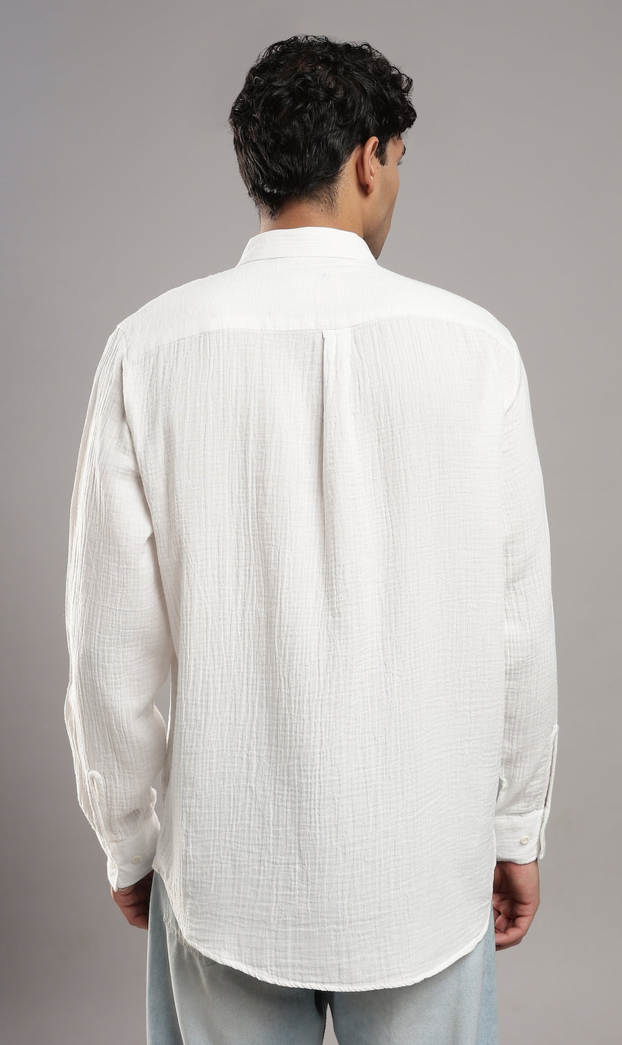 Salt White Gauze Shirt