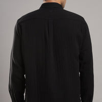 Coal Black Gauze Shirt