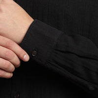 Coal Black Gauze Shirt