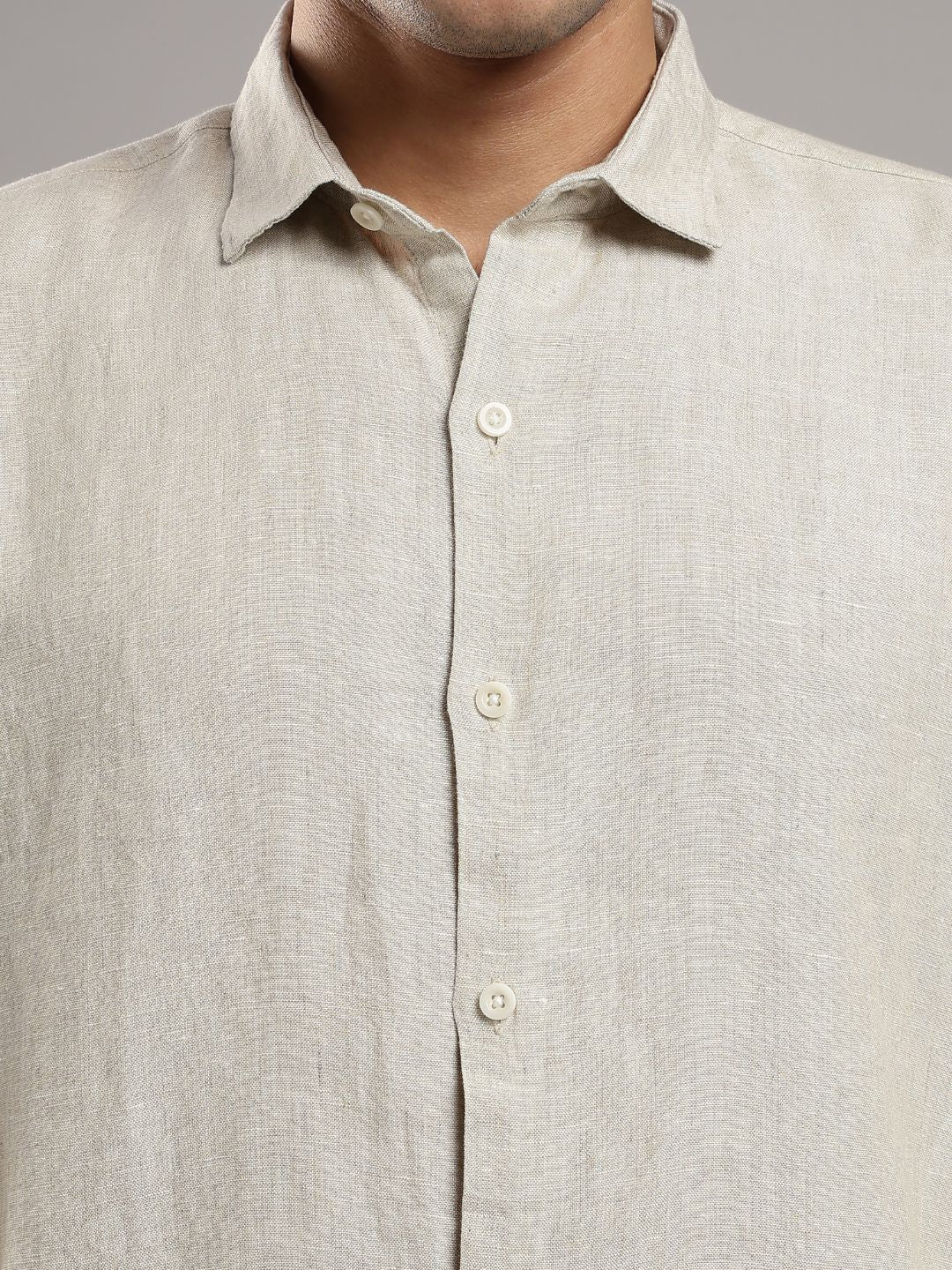 Oatmeal Linen Shirt