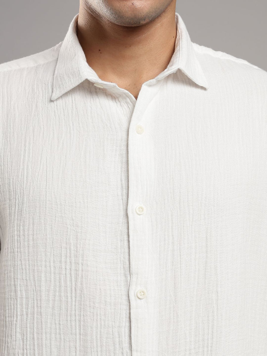 Salt White Gauze Shirt