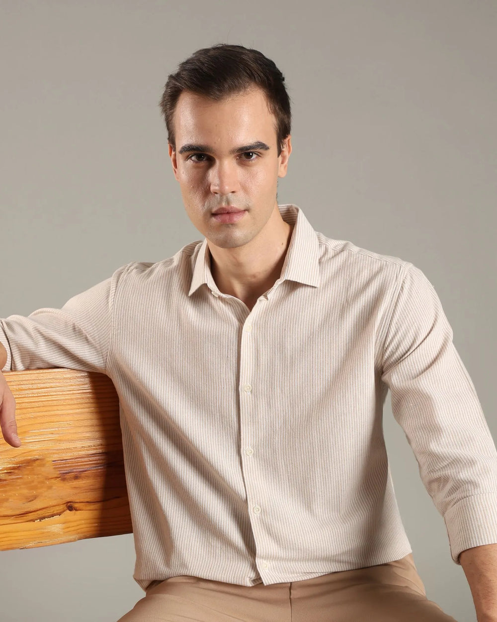 Wheat Stripes Shirt