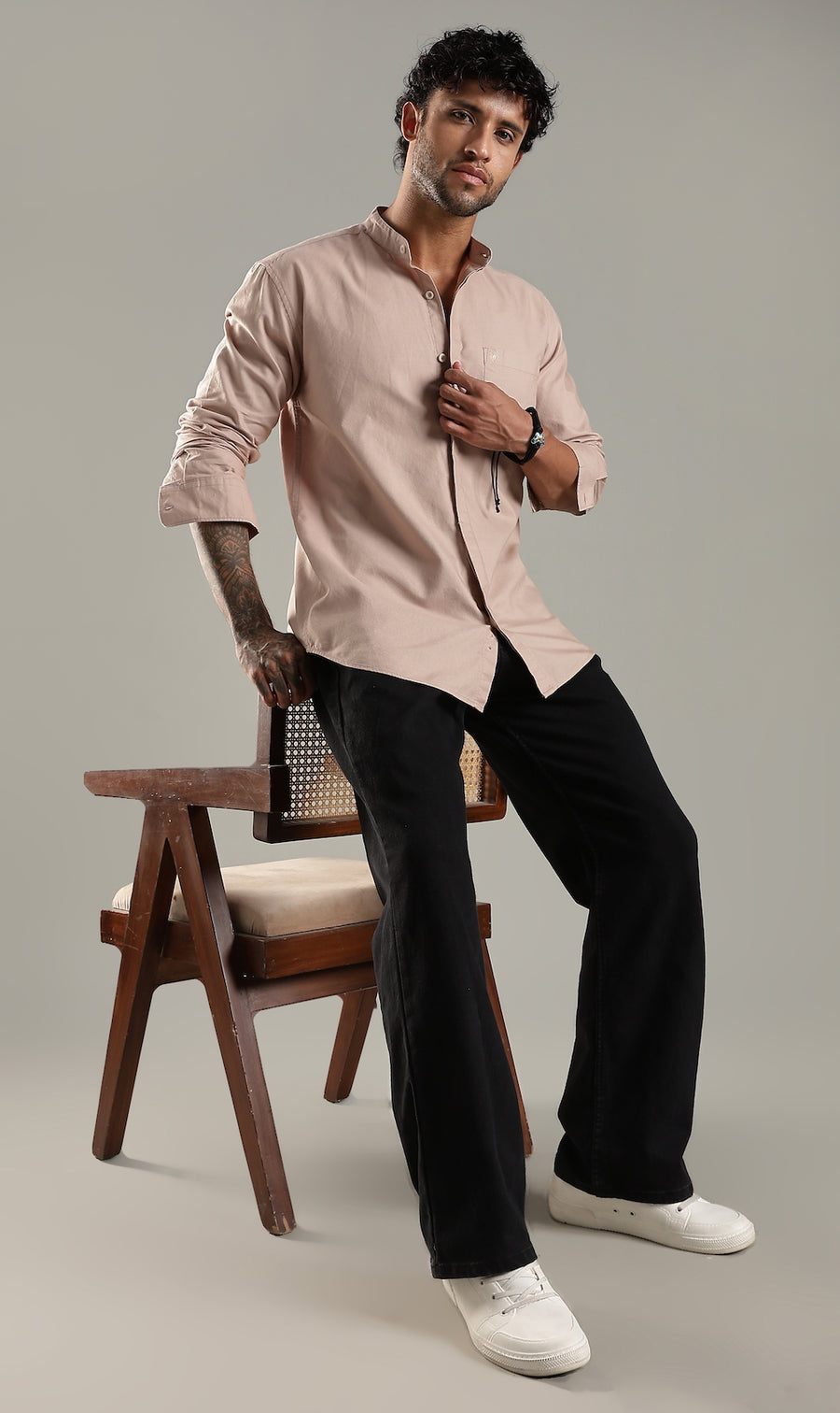 Terrene Mandarin Shirt