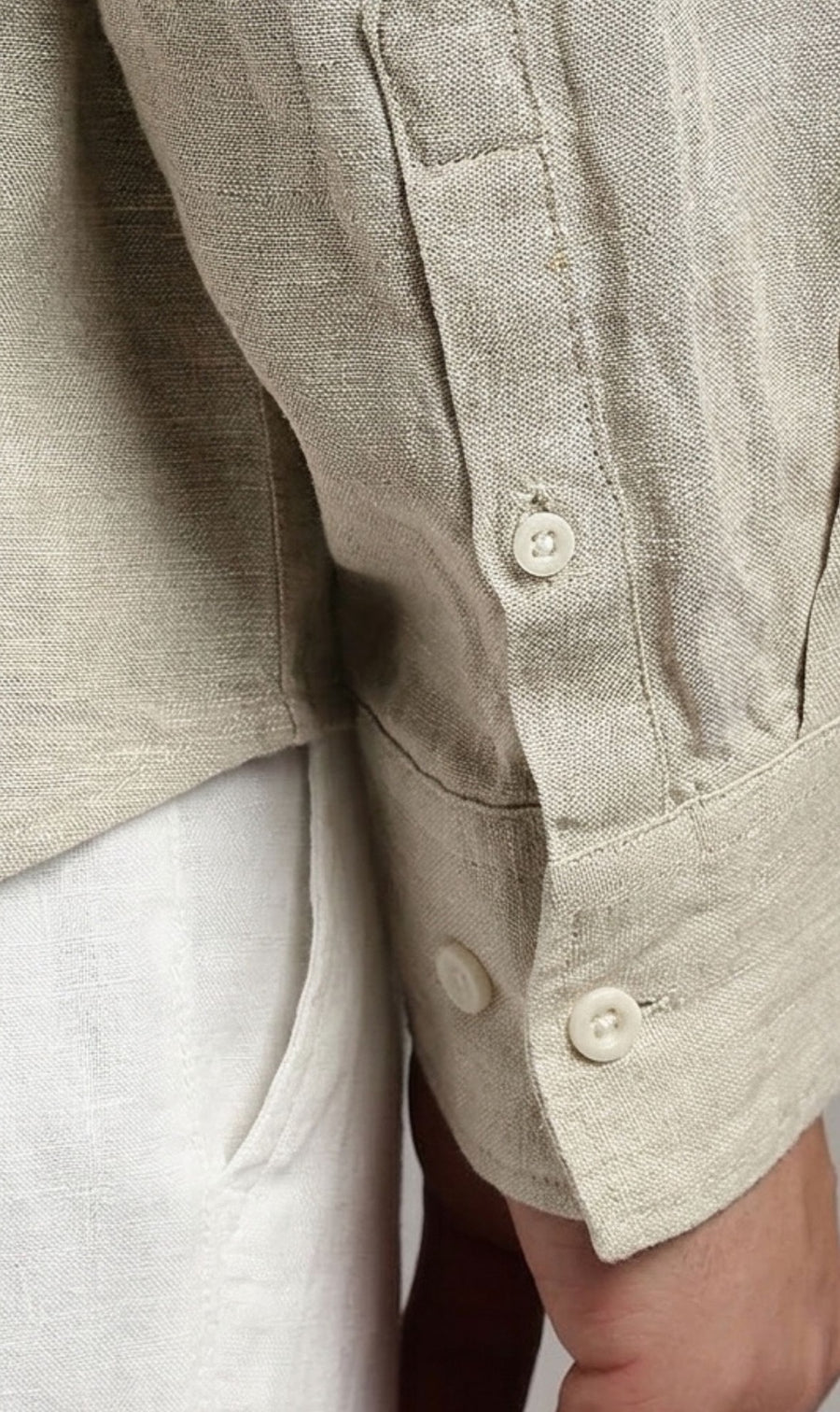 Oatmeal Linen Shirt