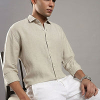 Oatmeal Linen Shirt