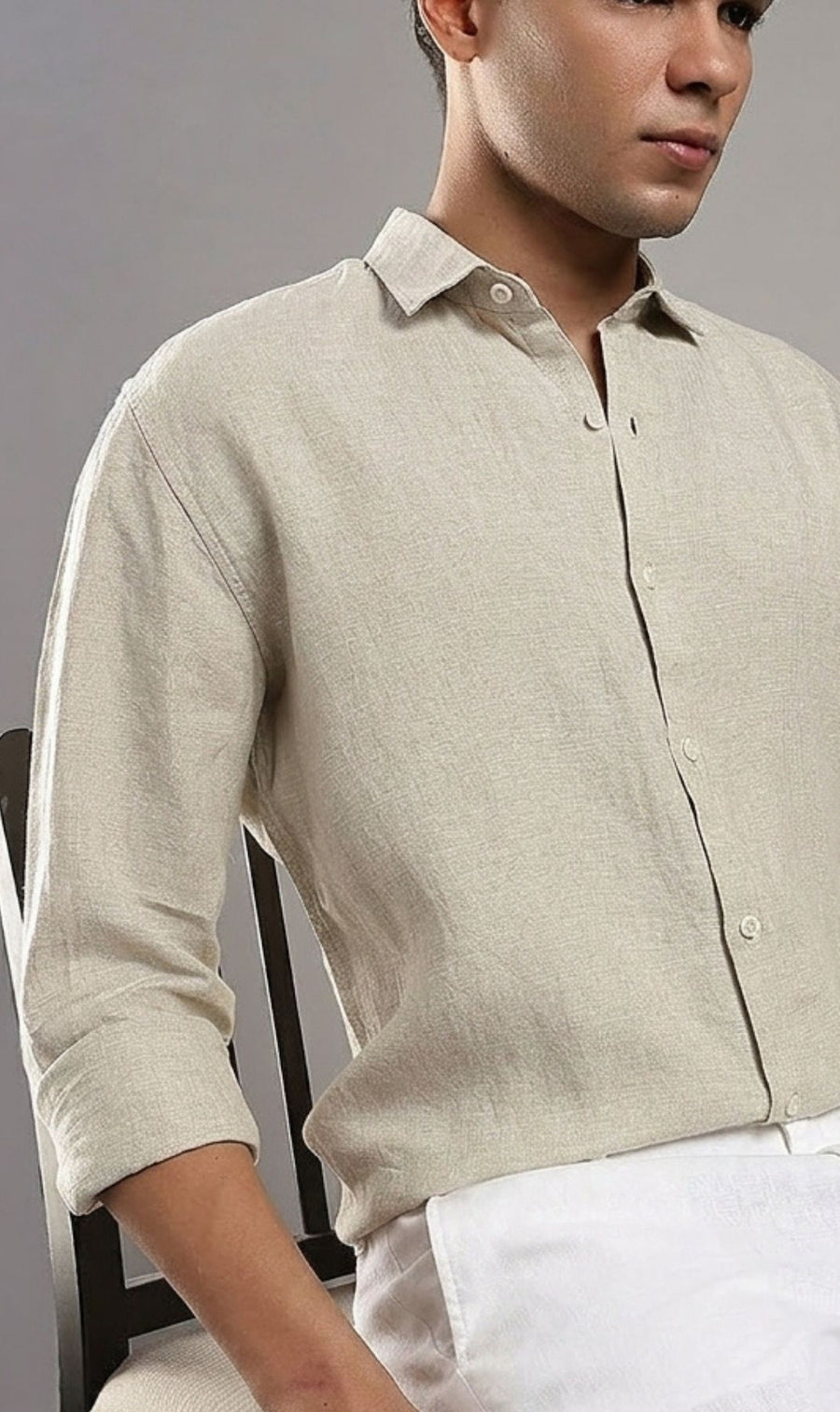 Oatmeal Linen Shirt