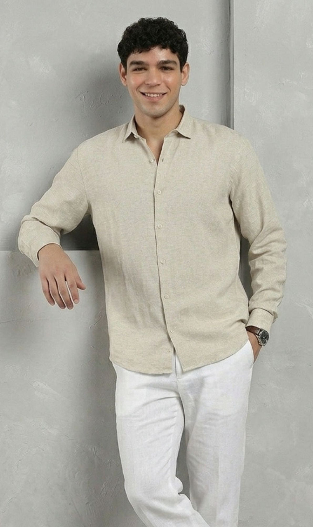 Oatmeal Linen Shirt