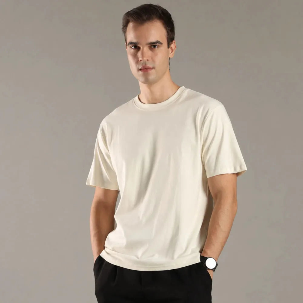 Chalk White Organic Cotton Tee