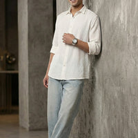 Salt White Gauze Shirt