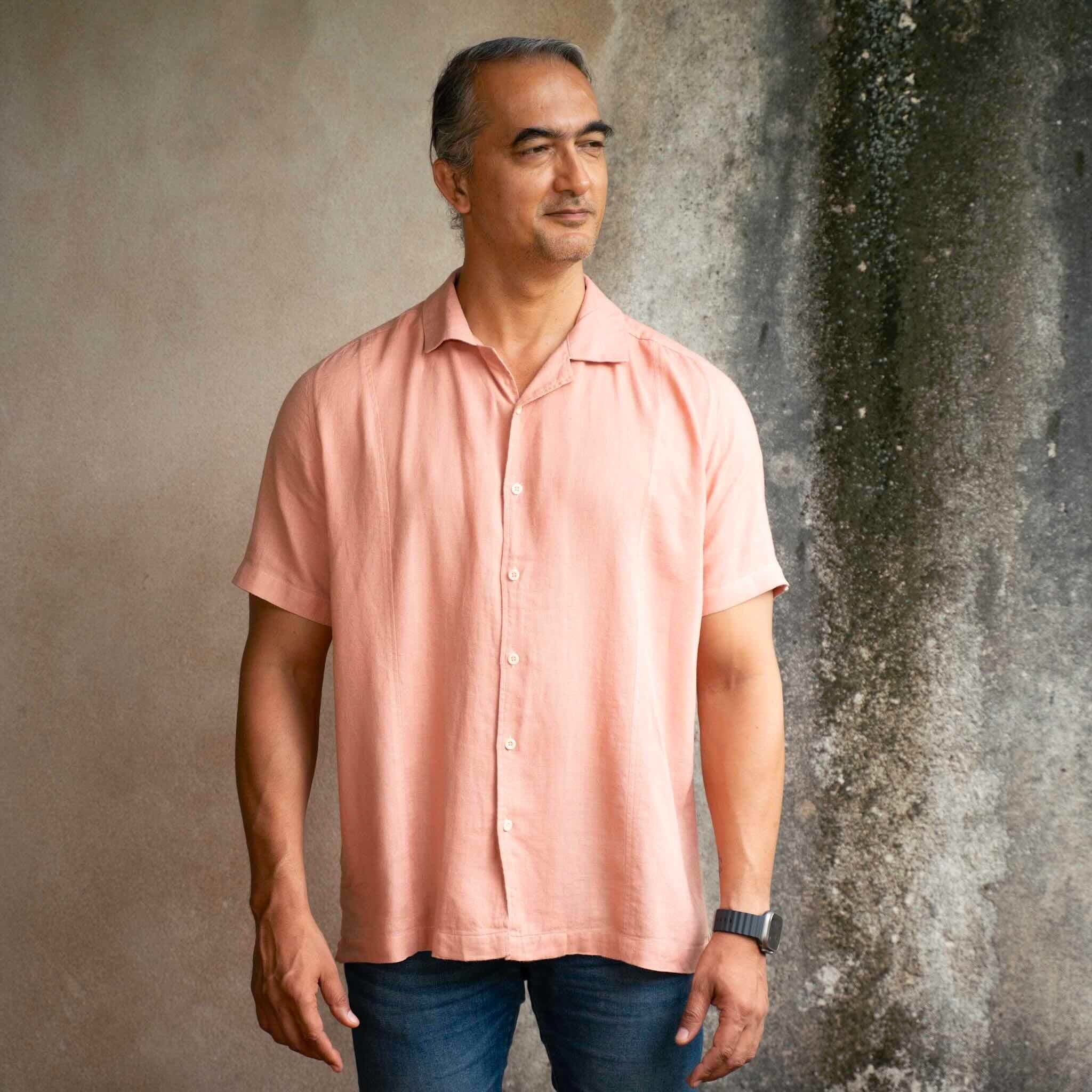 Rose Dust Linen Shirt