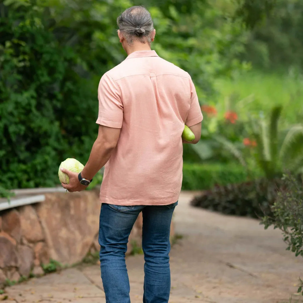 Rose Dust Linen Shirt