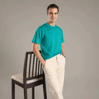 Lagoon Teal Organic Cotton Tee