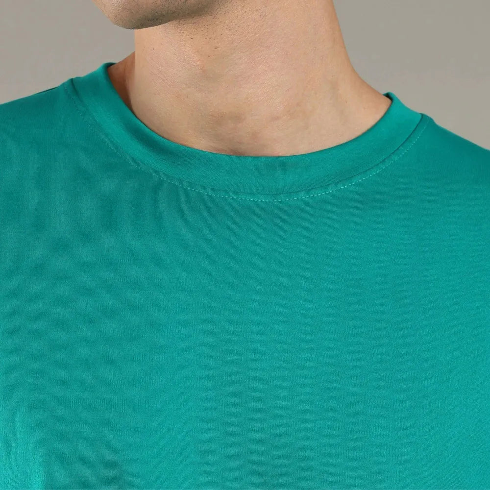 Lagoon Teal Organic Cotton Tee