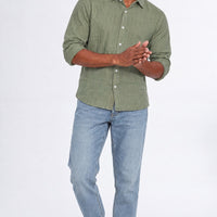 Basil Gauze Shirt