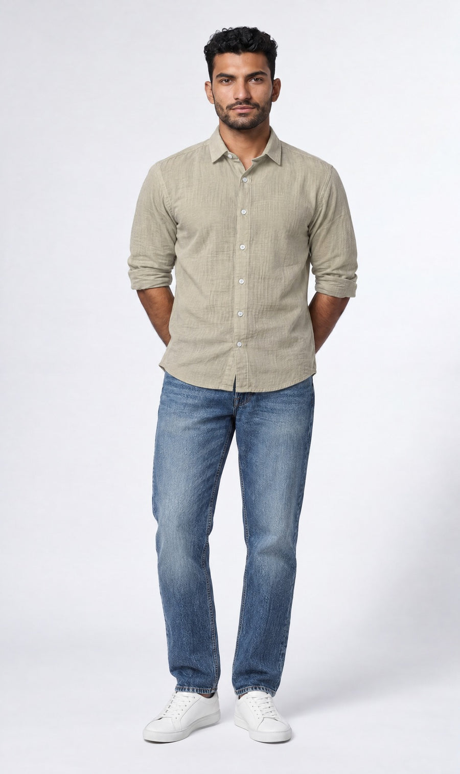 Camel Gauze Shirt