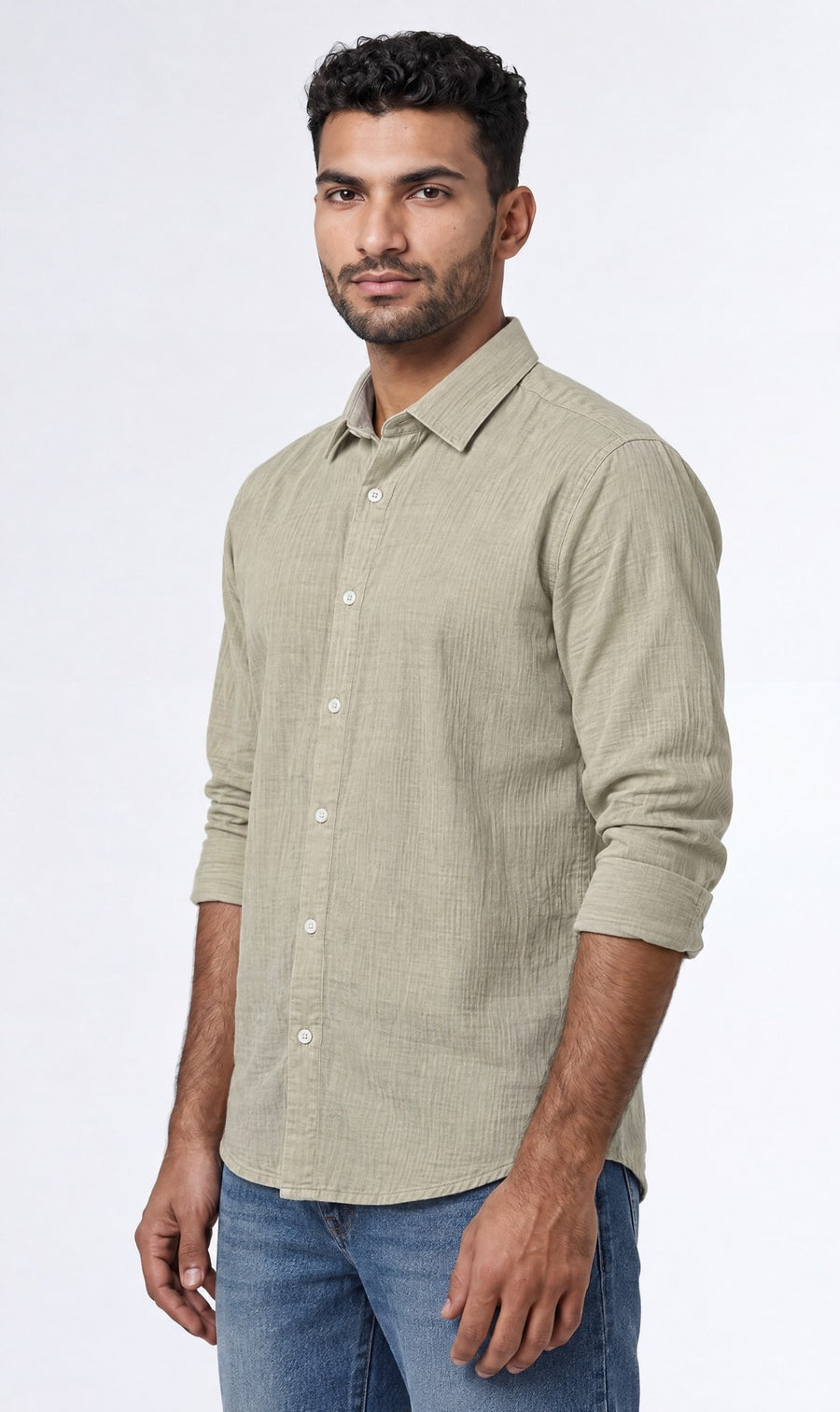 Camel Gauze Shirt