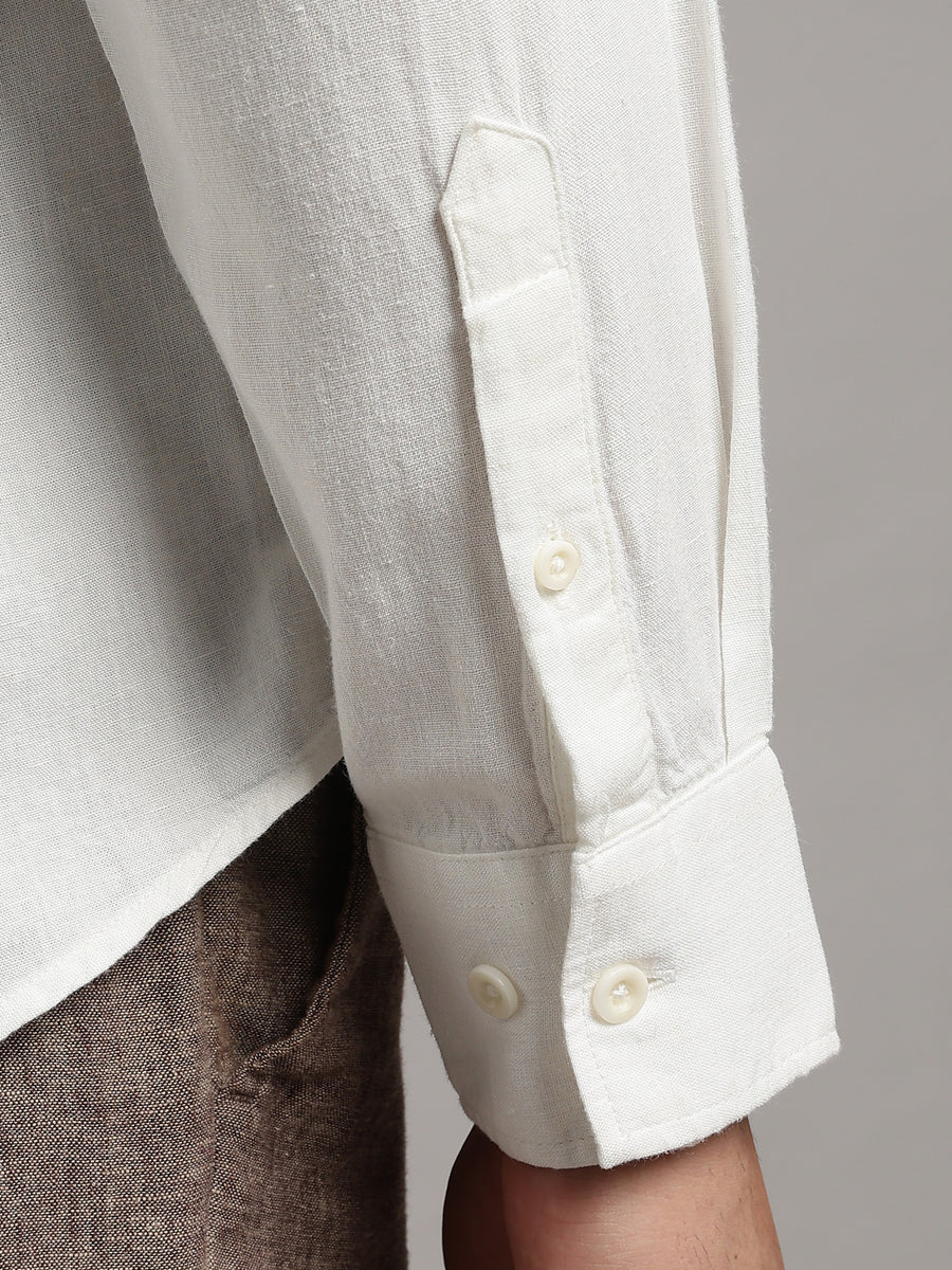 Cora Linen Shirt – cuff detail