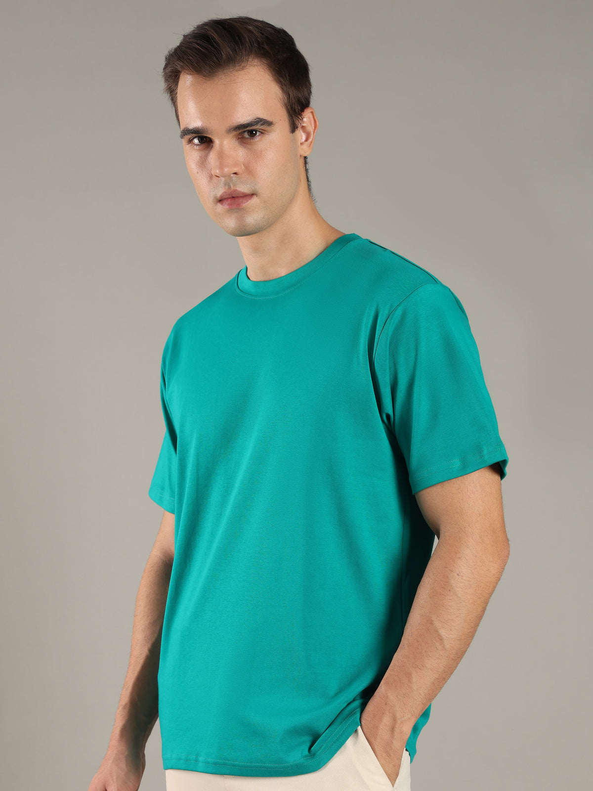 Lagoon Teal Organic Cotton Tee