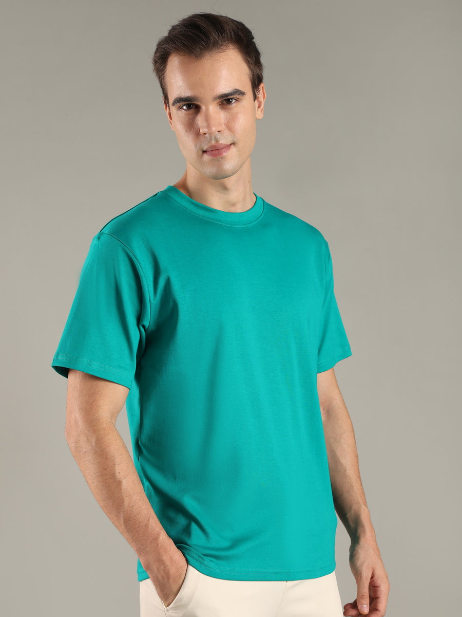 Lagoon Teal Organic Cotton Tee