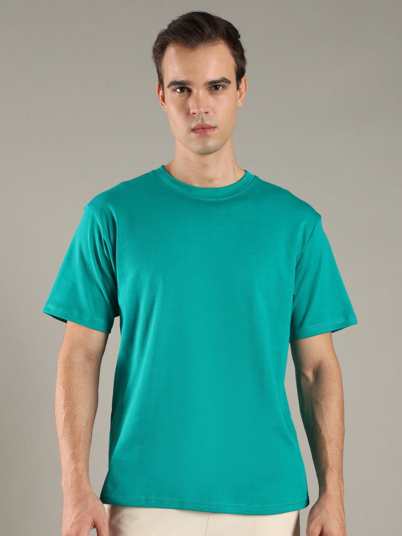 Lagoon Teal Organic Cotton Tee