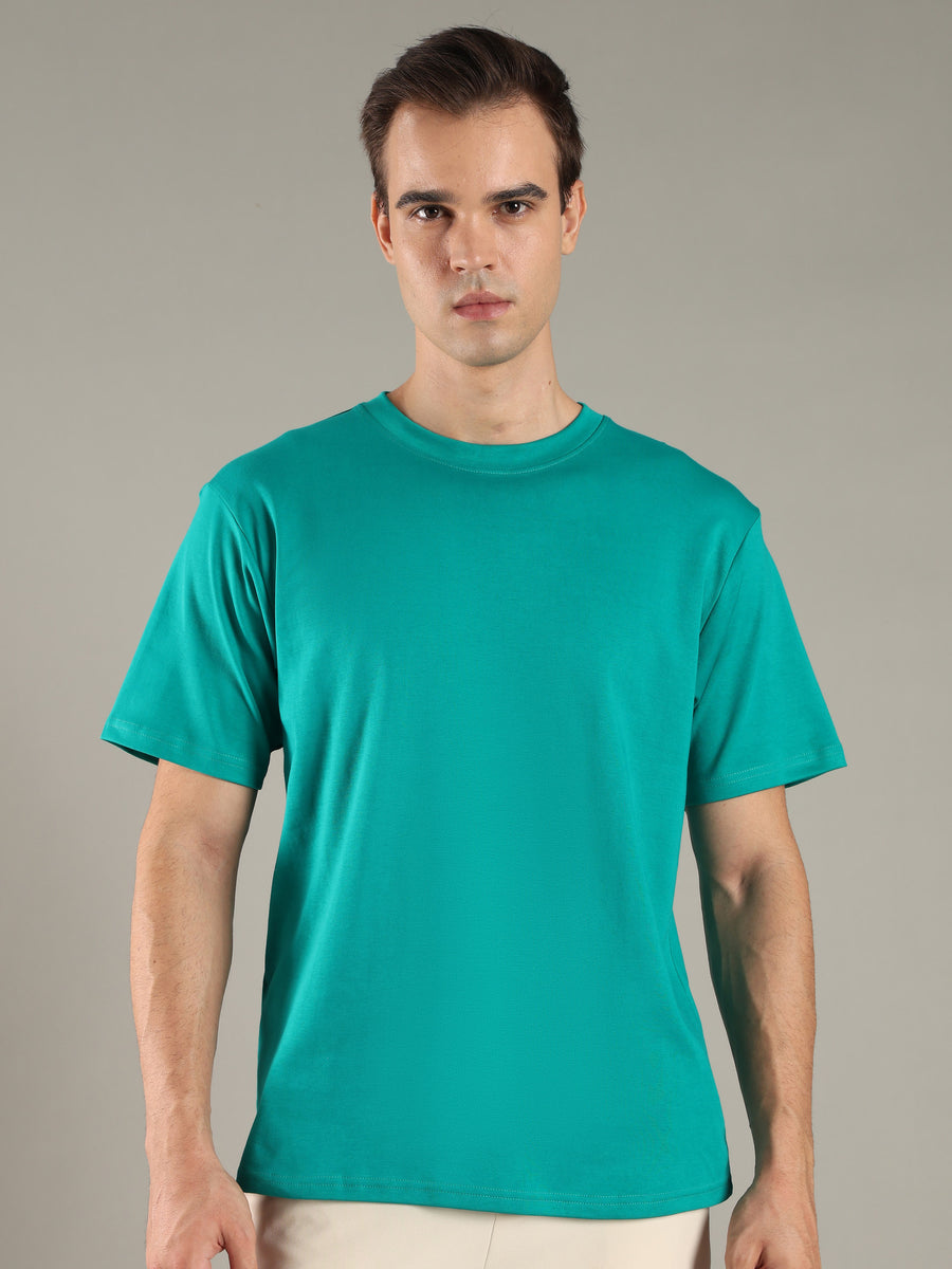 Lagoon Teal Organic Cotton Tee