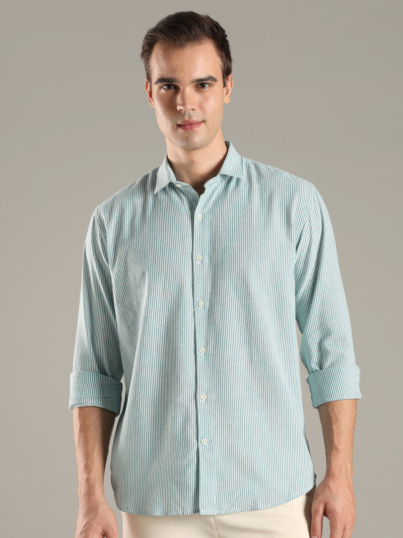Mint Stripes Shirt