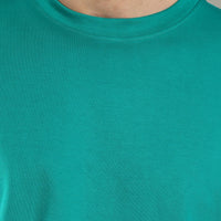 Lagoon Teal Organic Cotton Tee