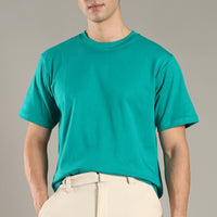 Lagoon Teal Organic Cotton Tee
