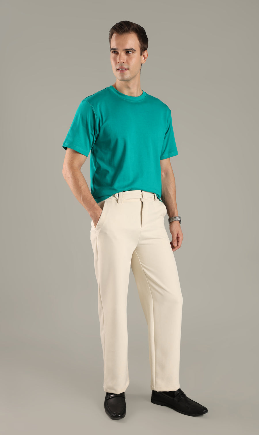 Lagoon Teal Organic Cotton Tee