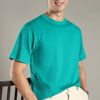 Lagoon Teal Organic Cotton Tee