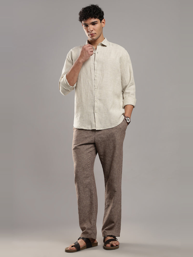 Oatmeal Linen Shirt