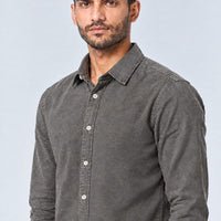 Slate Linen Cotton Shirt