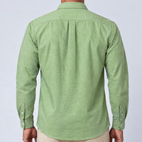 Lime Linen Cotton Shirt