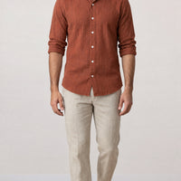 Rust Gauze Shirt
