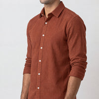 Rust Gauze Shirt