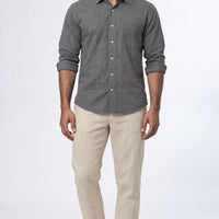 Slate Linen Cotton Shirt